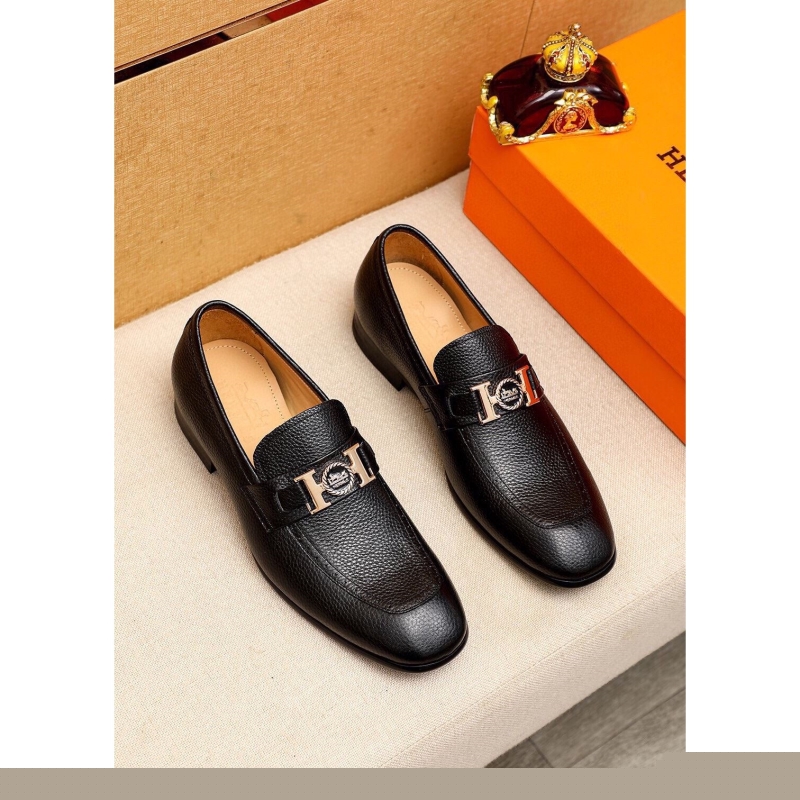H**mes leather shoes